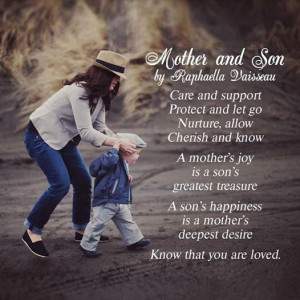 Mother and son | Mothers day picture quotes