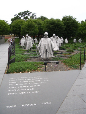 Korean War Veterans Memorial Quotes From the korean war memorial: