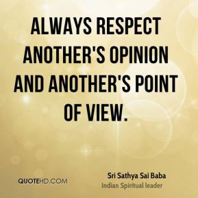 Quotes About Respecting Others Opinions