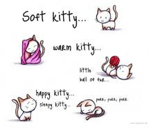 aww, bal, cat, cute, drawing, fur, happy kitty, little, purr, sleepy ...