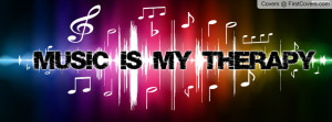 music is my therapy Profile Facebook Covers