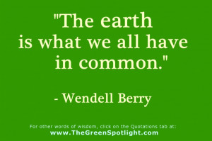 Wendell Berry quotation graphic #1
