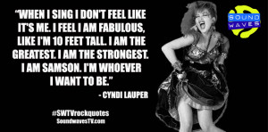 rock quotes cyndi lauper in rock quote by soundwaves january 10 2015 ...
