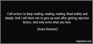 More Anita Diament Quotes