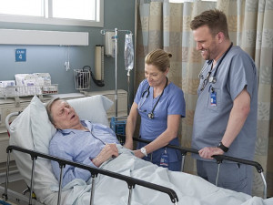 ... of Edie Falco, John Cullum and Stephen Wallem in Nurse Jackie (2009