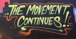 The Movement Continues graffiti spray paint quotes art spray cans ...
