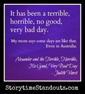 ... Book – Alexander and the Terrible, Horrible, No Good, Very Bad Day