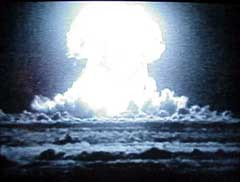 Atomic Bomb test in New Mexico