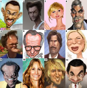 quiz 30 amazing examples of famous caricatures of famous people quiz ...