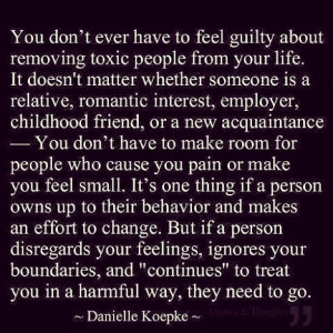 toxic people, even family