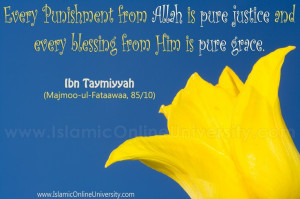 Al-Islam Ibn Taymiyyah Every Punishment from Allah is pure justice ...