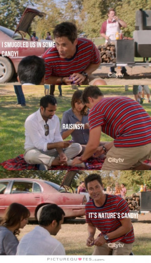 smuggled us in some candy! Raisins?! It's nature's candy! Picture ...