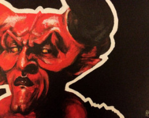 Darkness Fine Art Print Legend Tim Curry Portrait Devil ...