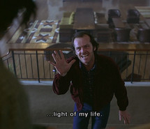 funny, pale, pastel, quote, the shining