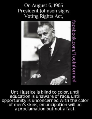 LBJ virgo this is 50th anniversary of LBJ signing of voting rights ...