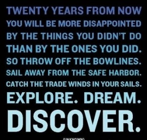 Throw off the bowlines