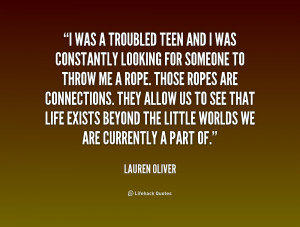 Quotes About Troubled Teens