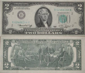 Two Dollar Bill Series New...