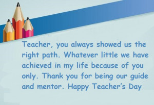 Happy Teachers Day Quotes