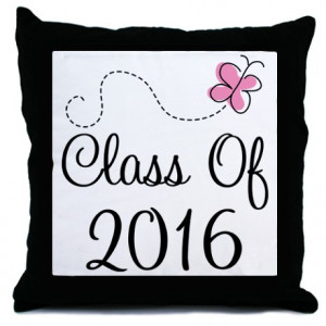 2016 Gifts > 2016 More Fun Stuff > Cute Grad Class Of 2016 Throw ...