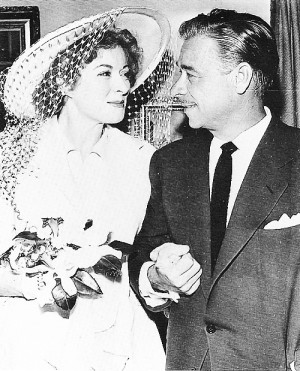 Greer Garson with Buddy Fogelson...In 1949, she married a millionaire ...