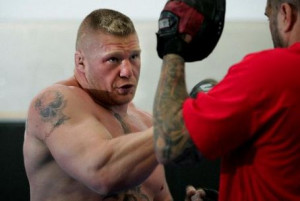 Brock Lesnar on the UFC 100 conference call. Per AOL Fanhouse .