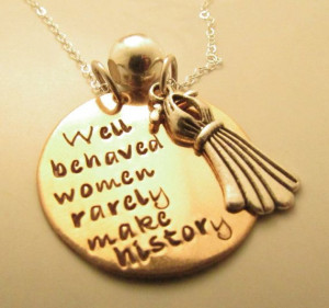 Marilyn Monroe Quote Hand Stamped Necklace by CourtenayJDesigns, $38 ...
