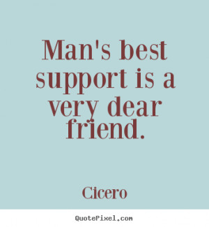 Design your own photo quotes about friendship - Man's best support is ...