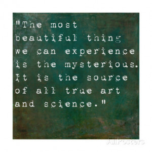 Inspirational Quote By Albert Einstein On Earthy Green Background Art ...