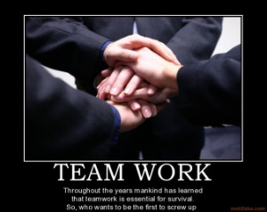 Team Motivational Posters on Team Demotivational Poster Page 0