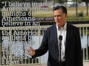 Actual Mitt Romney Quote