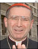 Good evening! My name is Count Dracula -er, I mean Cardinal Mahony.