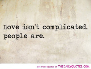 Love Isn't Complicated