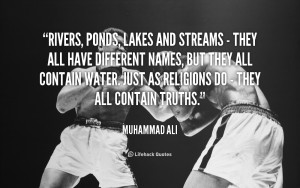 Rivers, ponds, lakes and streams - they all have different names, but ...