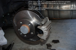 Thread: MKIV Rear brake job DIY with pictures