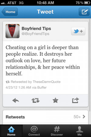 Quotes About Cheating...