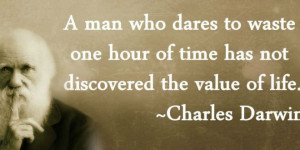 ... Wallpapers > Motivational Quote on Value By Charles Darwin