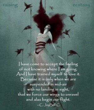 Fear of the unknown. But Also Loving and embracing the journey ahead!!