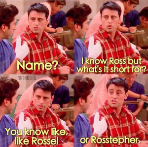 Friendship #Quotes friends tv show, joey tribbiani, funny, humour