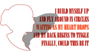 Chasing Pavements - Adele Song Lyric Quote in Text Image