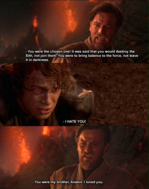 Displaying (15) Gallery Images For You Were My Brother Anakin...