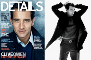 Photos and Quotes From Clive Owen in Details October 2009
