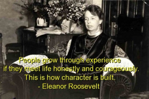 eleanor roosevelt, quotes, sayings, life, meaningful, experience ...