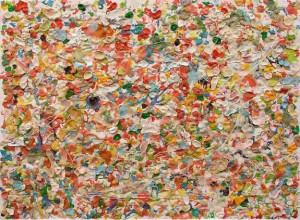 Dan Colen Gum Painting
