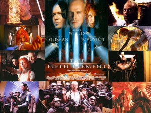 Wallpaper The Fifth Element With Bruce Willis Gary Oldman And Milla