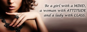 Be A Girl With A Mind Fb Cover