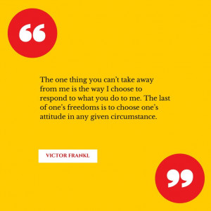 Great quote by Viktor E. Frankl. #psychology #GreatQuotes # ...