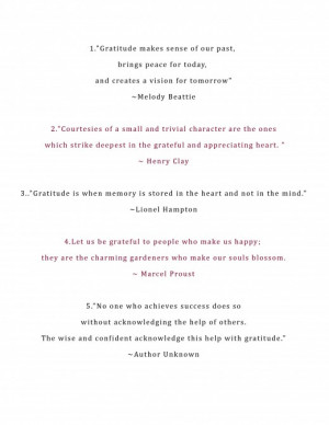 ... Quotes Expressing Gratitude - A great way to show your appreciation