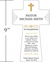 Home > Pastor Appreciation Gifts > Pastor Appreciation Cross Plaque