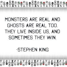 Stephen King #quotes #monsters